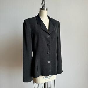 ALEX GARFIELD Slate Gray Contrast Blazer
